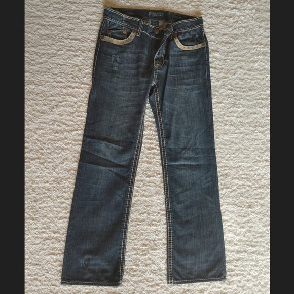 Men's Affliction Cooper Relaxed Boot Cut Jean - Size 34 - Picture 2 of 5